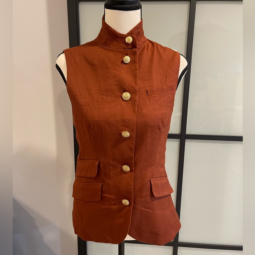 Rag & Bone Mahogany Slade Vest 2